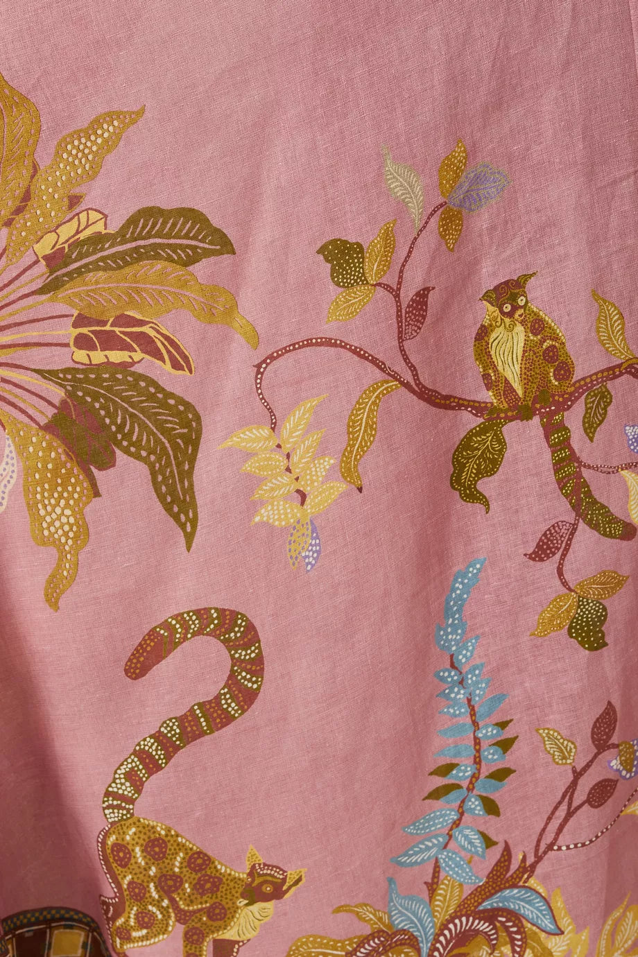Jaya Tie-Up Print Midi Dress