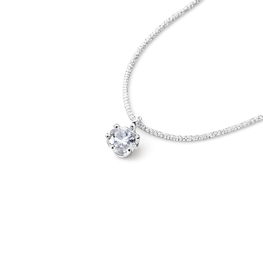 Moissanite Solitaire Chain Anklet