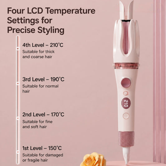 3-in-1 hair curler and straightener shown with three interchangeable barrels laid out on a flat surface