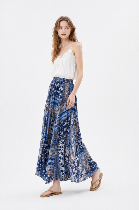 Floral Midi Skirt