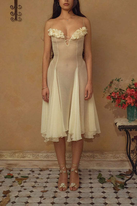 Valentina Dress in Butter