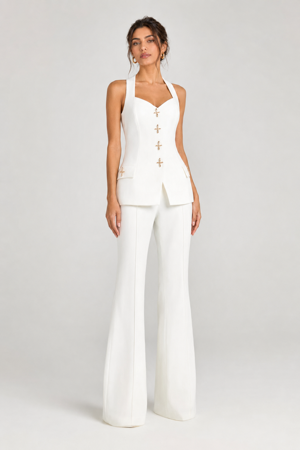 Zoe White Waistcoat