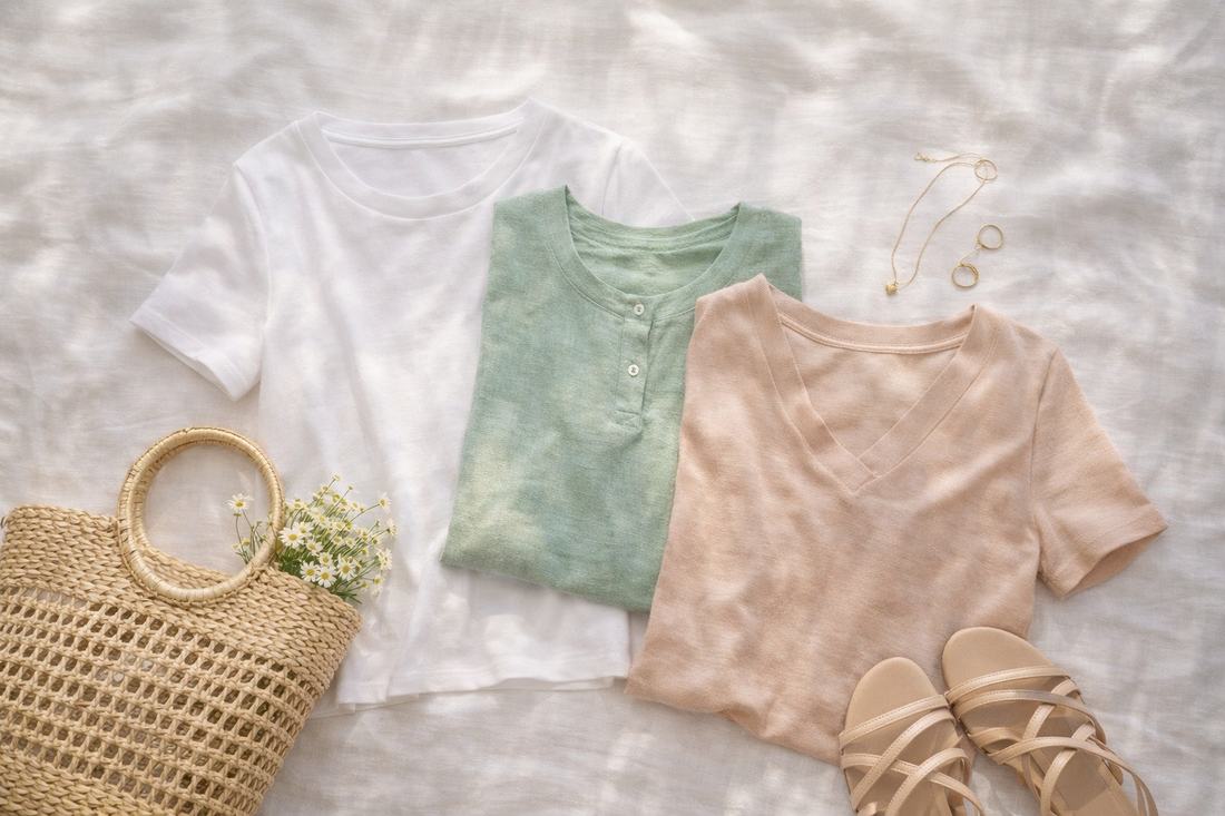 Fresh Short Sleeve Top Outfit Ideas for Spring and Summer