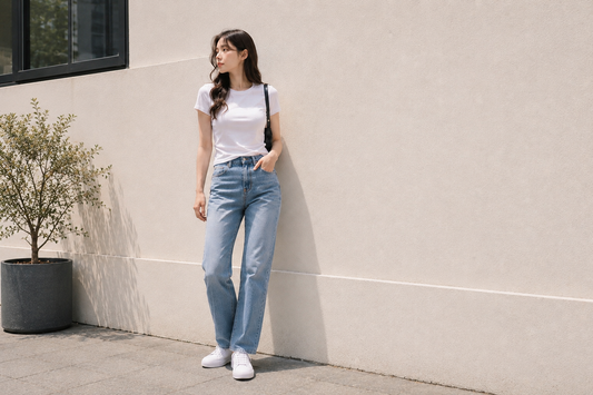 7 Simple Spring Outfits with a Short Sleeve Top