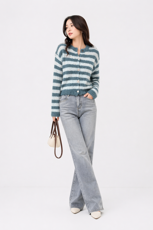 Chunky Knit Short Cardigan