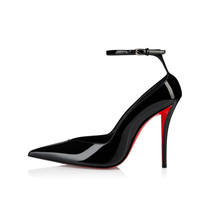 Pointed Toe Stiletto Pumps Black