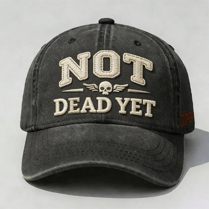 Cotton baseball cap with sun protection shown from a side angle, ideal for outdoor sports and everyday wear