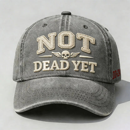 Cotton baseball cap with sun protection shown from a side angle, ideal for outdoor sports and casual wear