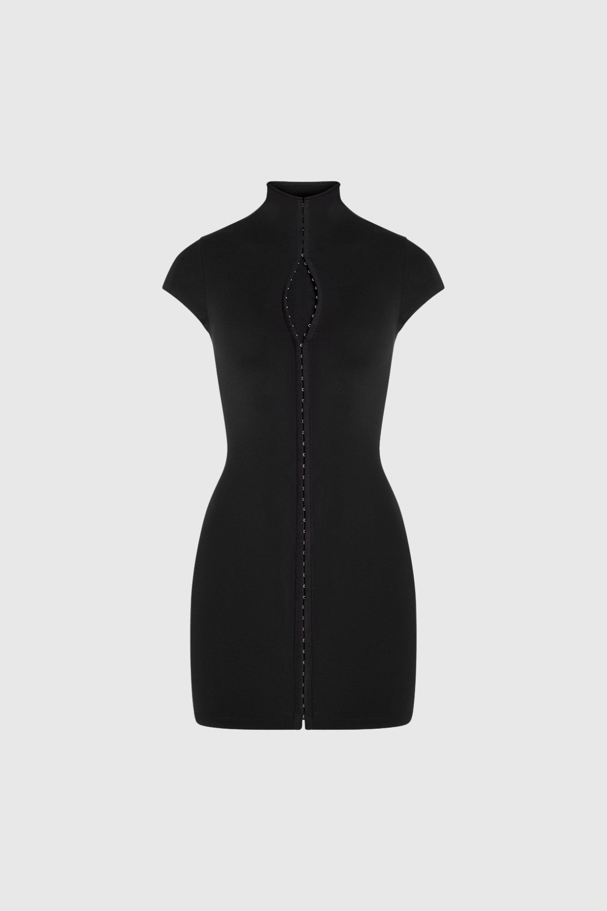 Dobromila Hook-Front Sculpting Mini Dress