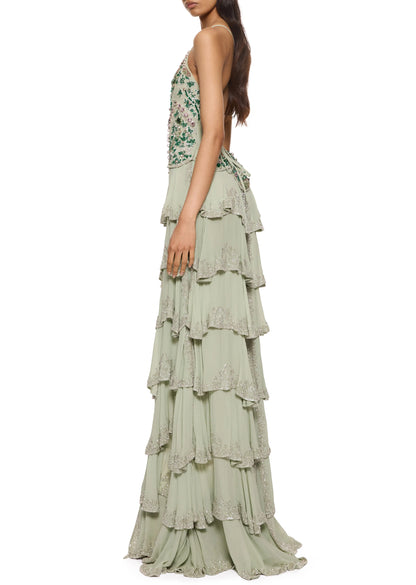 Moonlit Maxi Dress Sage