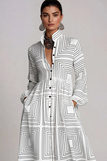 Fizza Ivory Garden Ruched Maxi Dress