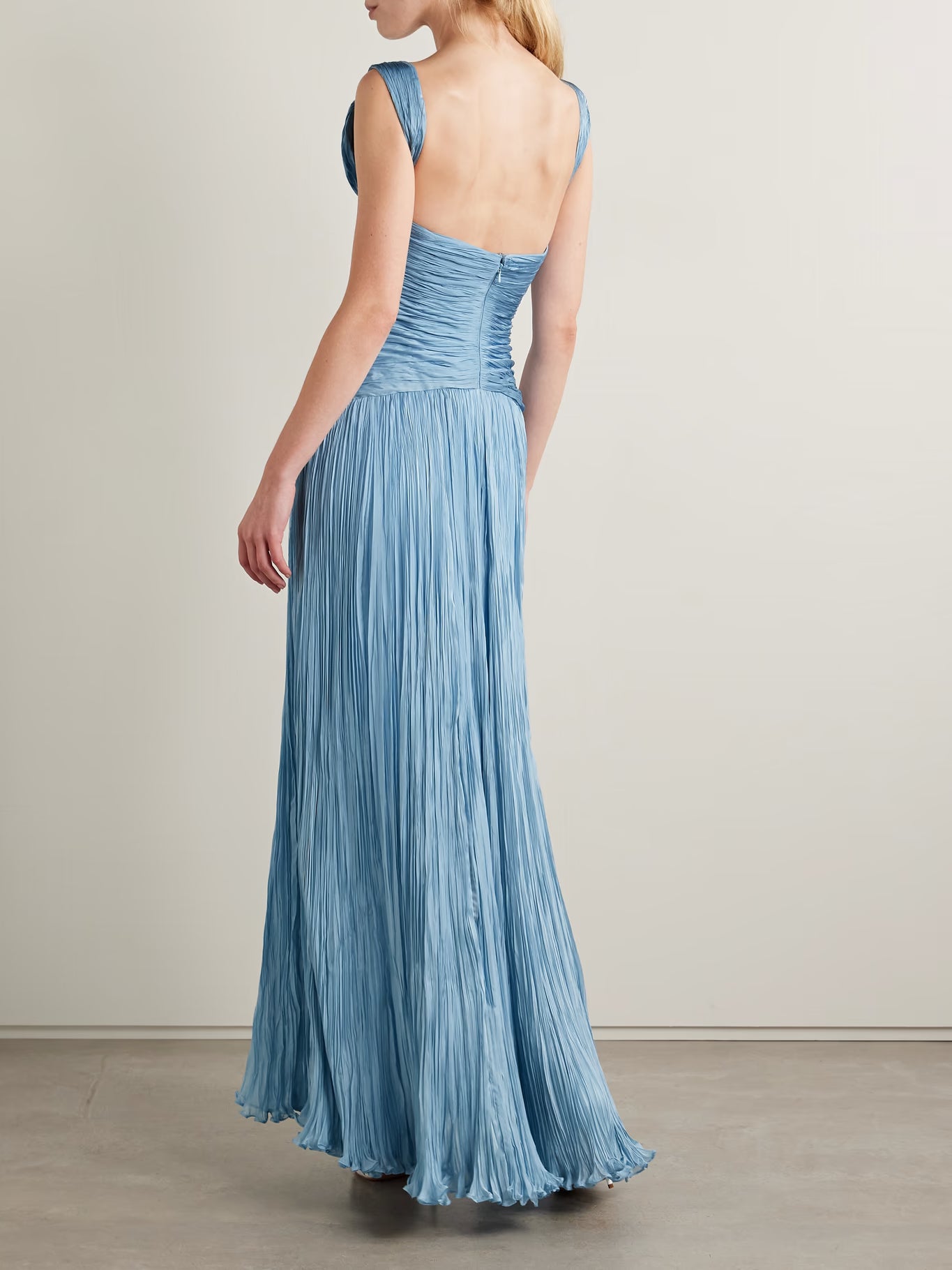 Celeste Maxi Dress Steel Blue, view 3