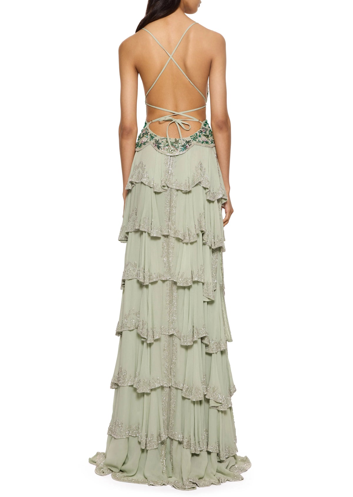 Moonlit Maxi Dress Sage