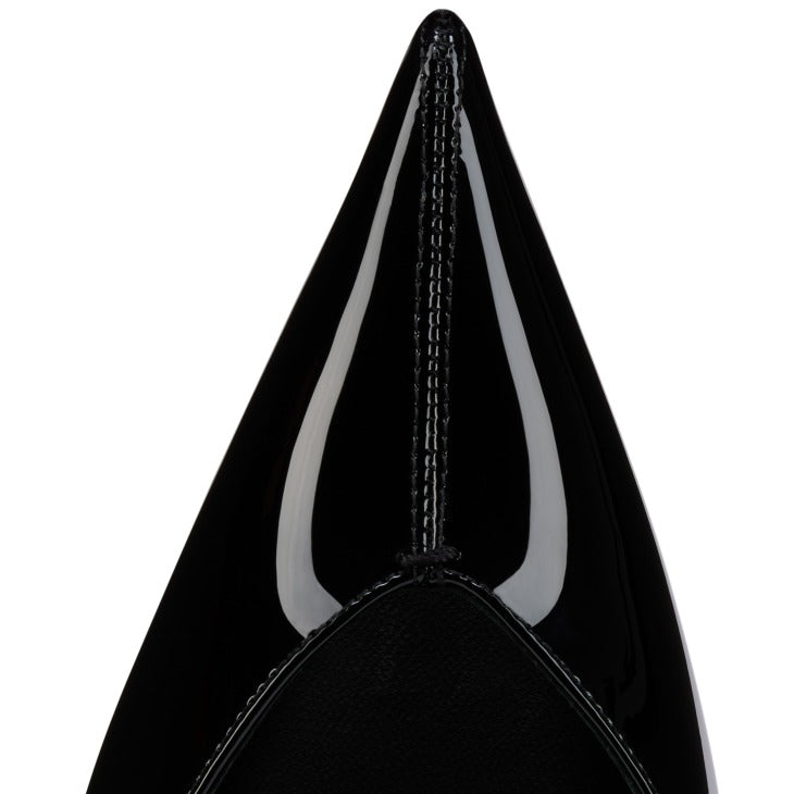 Pointed Toe Stiletto Pumps Black