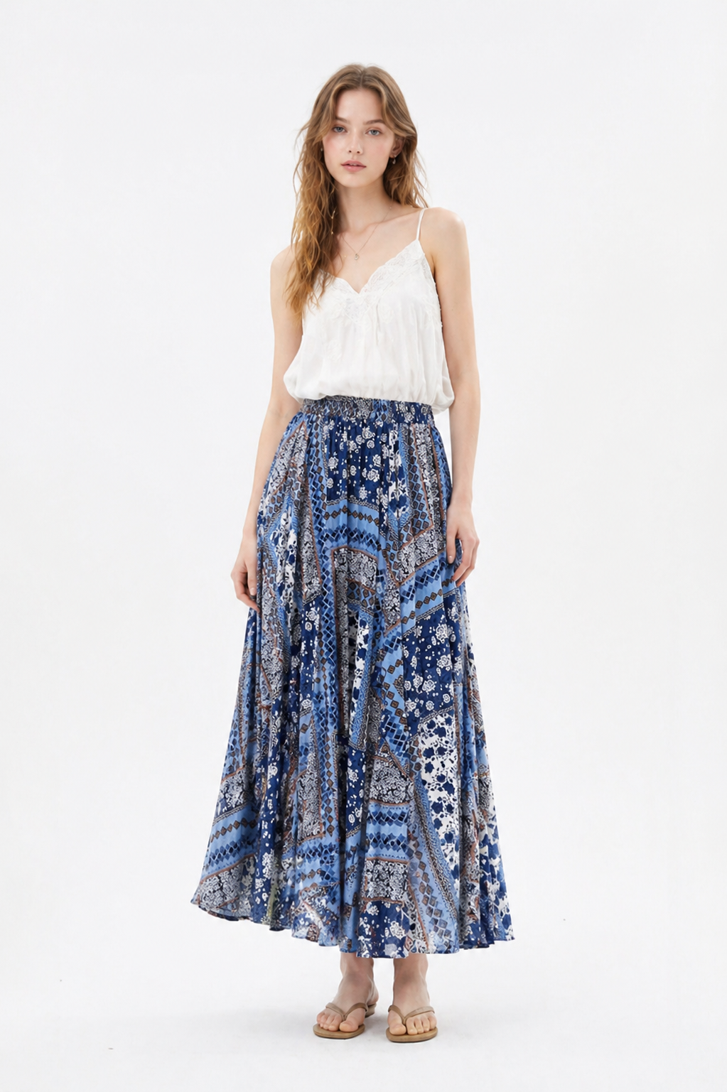 Floral Midi Skirt