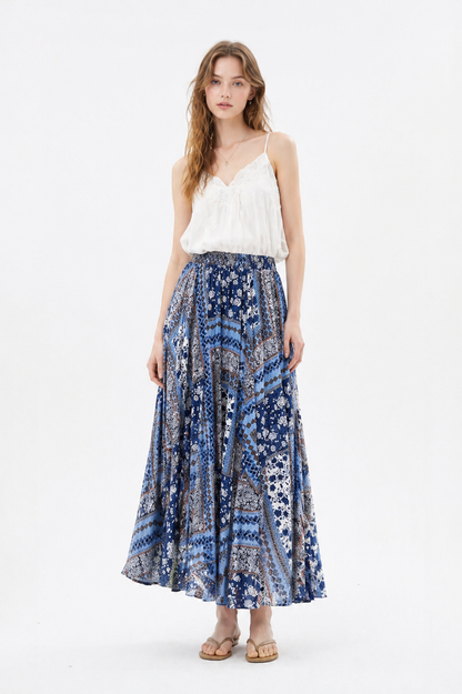Floral Midi Skirt