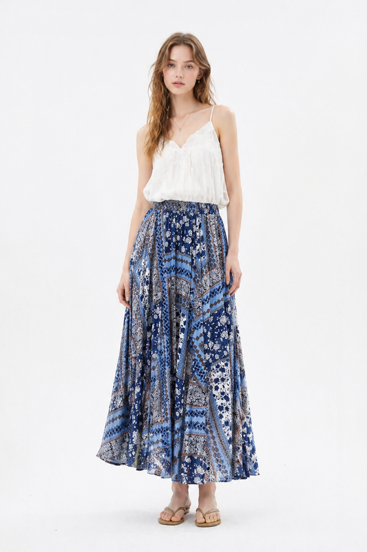 Floral Midi Skirt