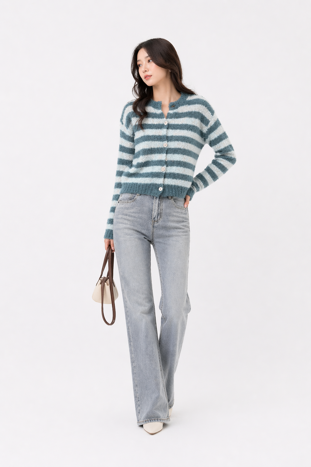 Chunky Knit Short Cardigan
