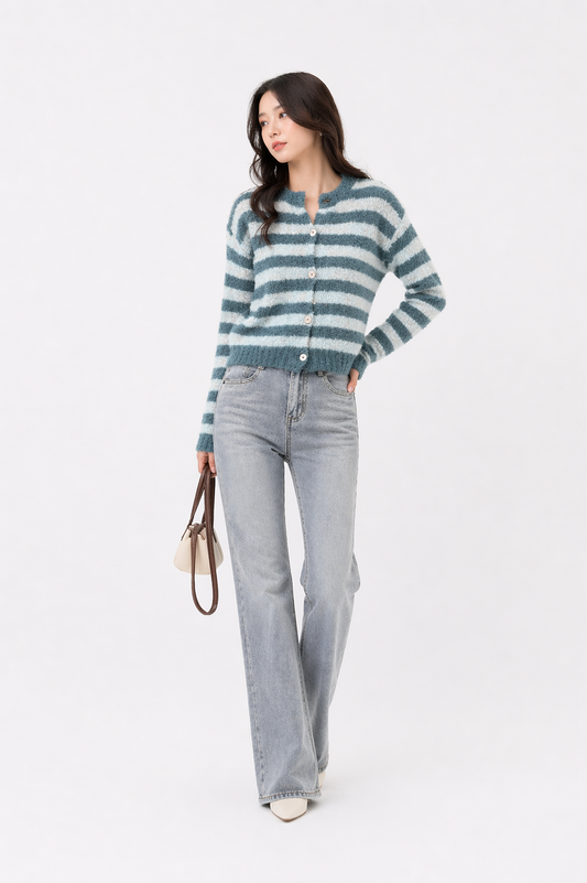 Chunky Knit Short Cardigan