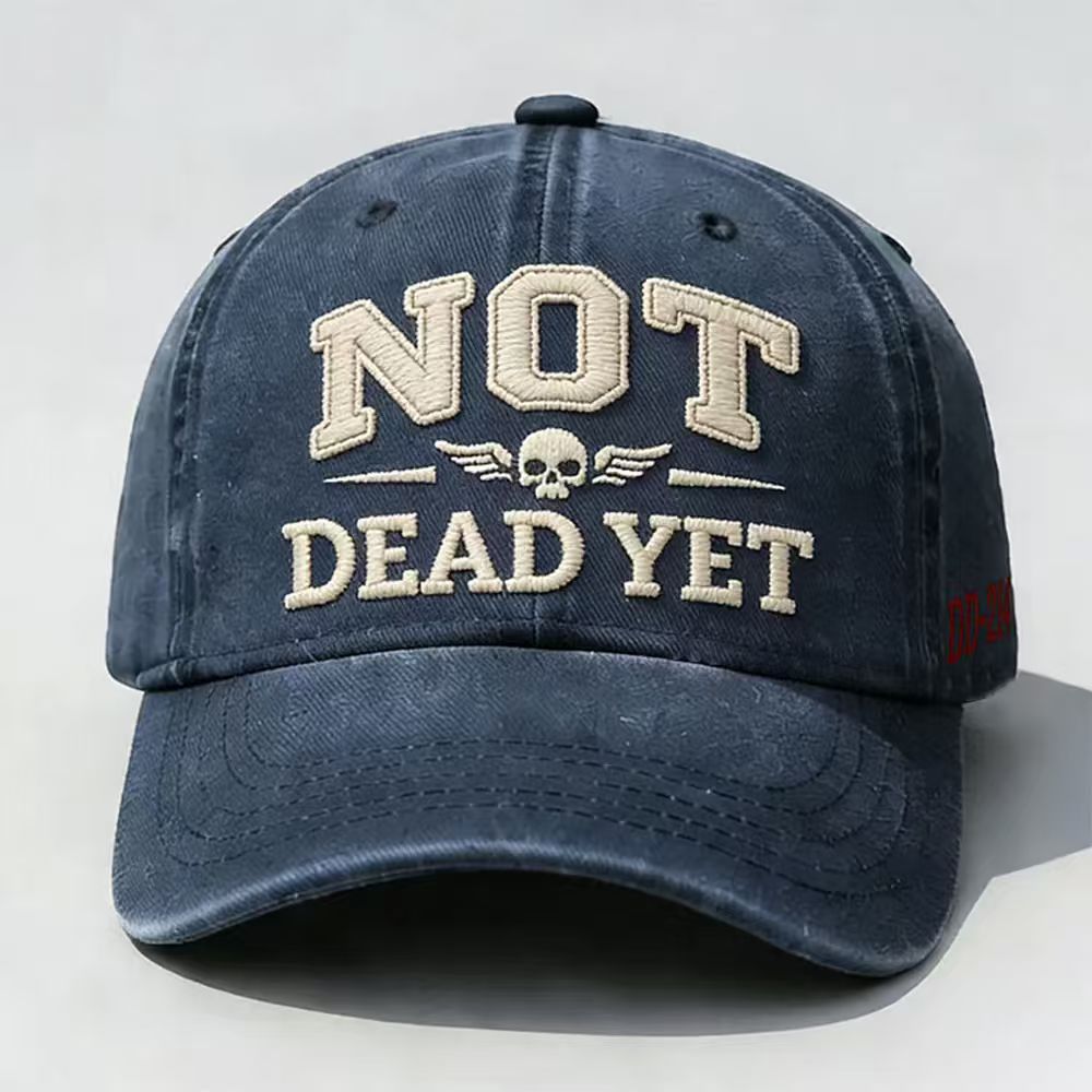 Cotton baseball cap with sun protection, shown from a side angle highlighting the structured brim and breathable fabric
