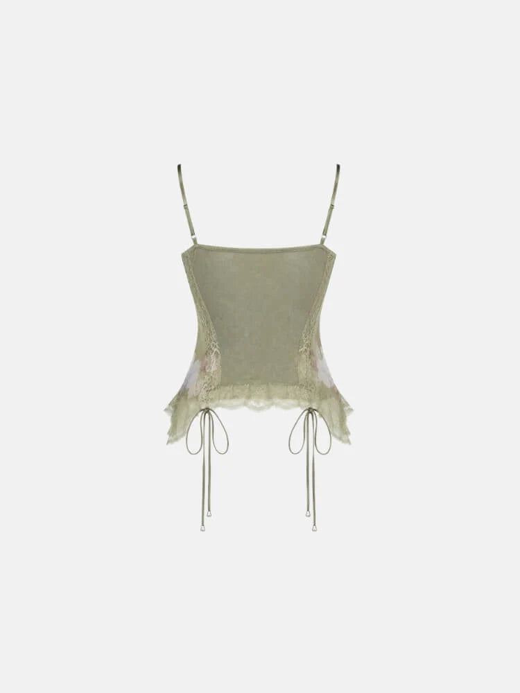 Y2K Floral Cami Top