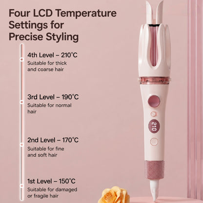 3-in-1 hair curler and straightener shown with three interchangeable barrels laid out on a flat surface