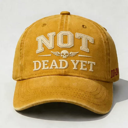 Cotton baseball cap with sun protection, shown from a side angle highlighting the structured brim and breathable fabric