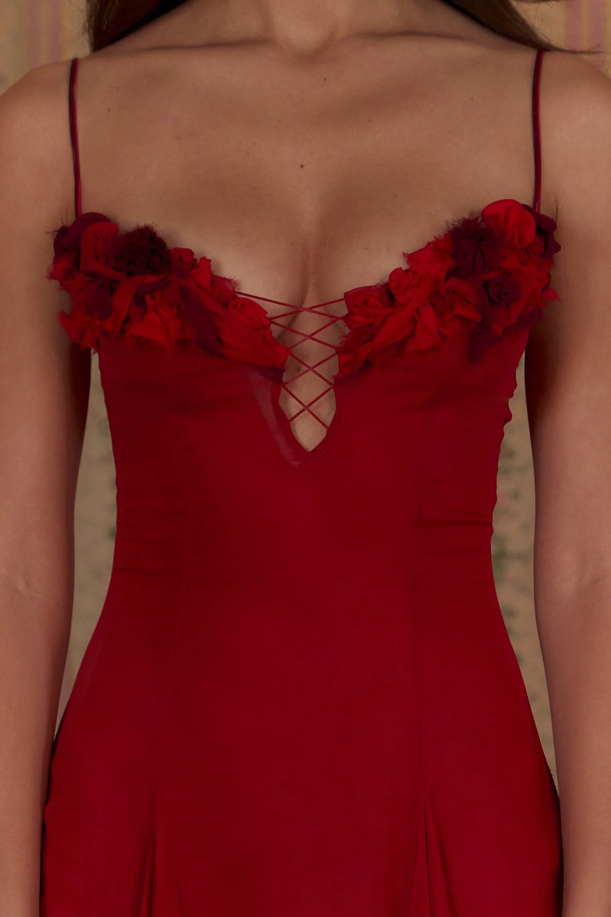 Valentina Dress in Red