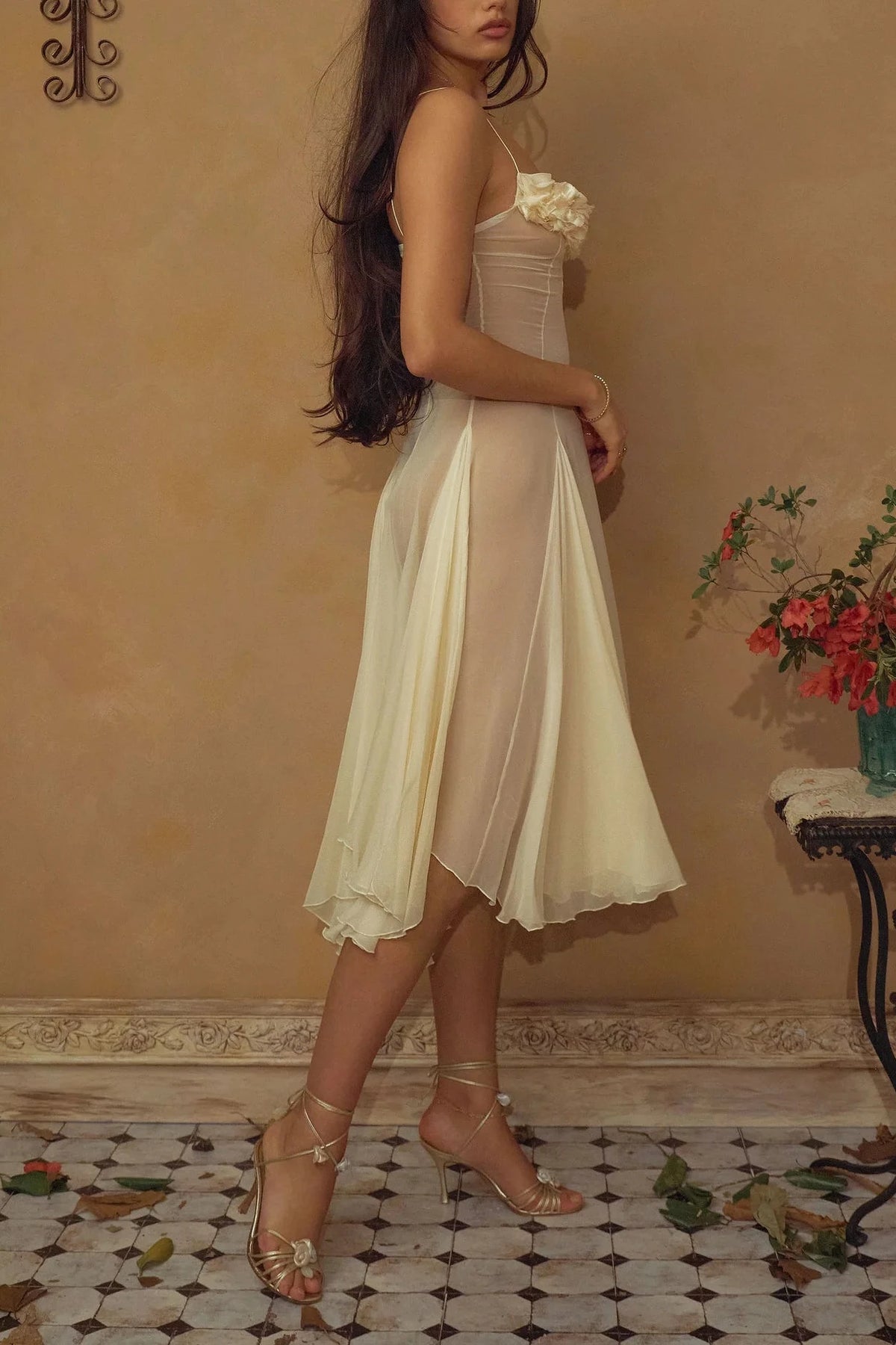 Valentina Dress in Butter