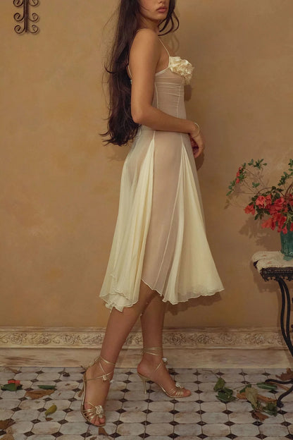 Valentina Dress in Butter