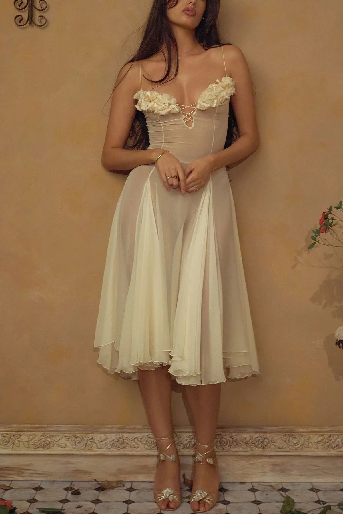 Valentina Dress in Butter