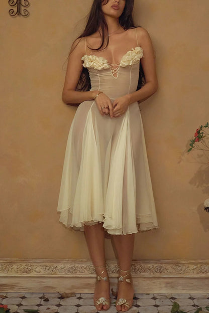 Valentina Dress in Butter