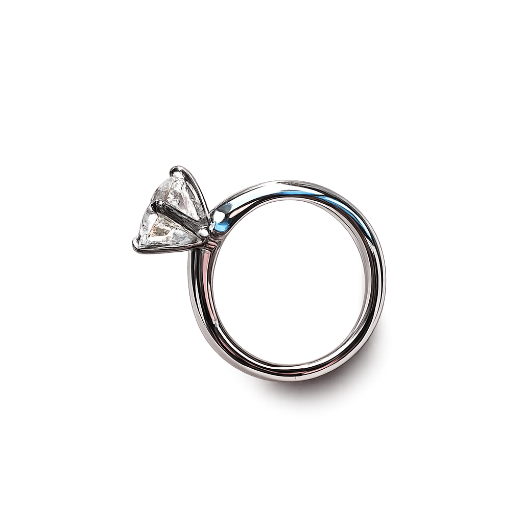 Classic Six-Prong Moissanite Ring