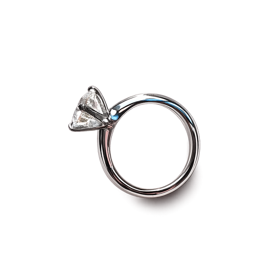 Classic Six-Prong Moissanite Ring