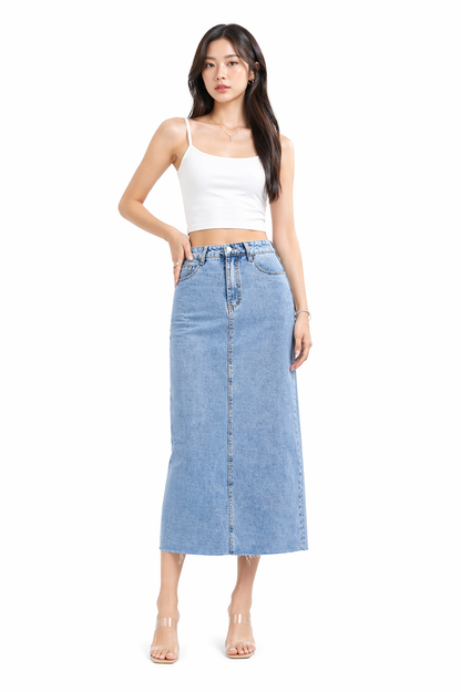 A-Line Denim Skirt