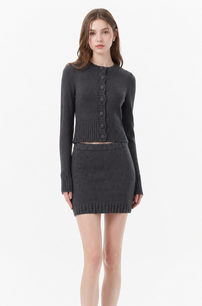 Knit Skirt & Top Set