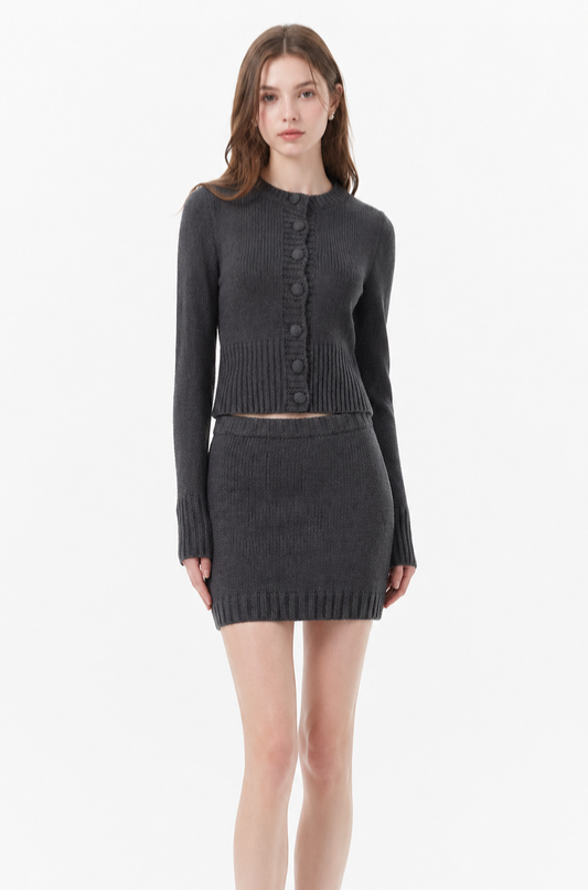 Knit Skirt & Top Set