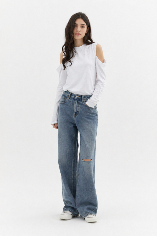 Off-Shoulder Stretch Top