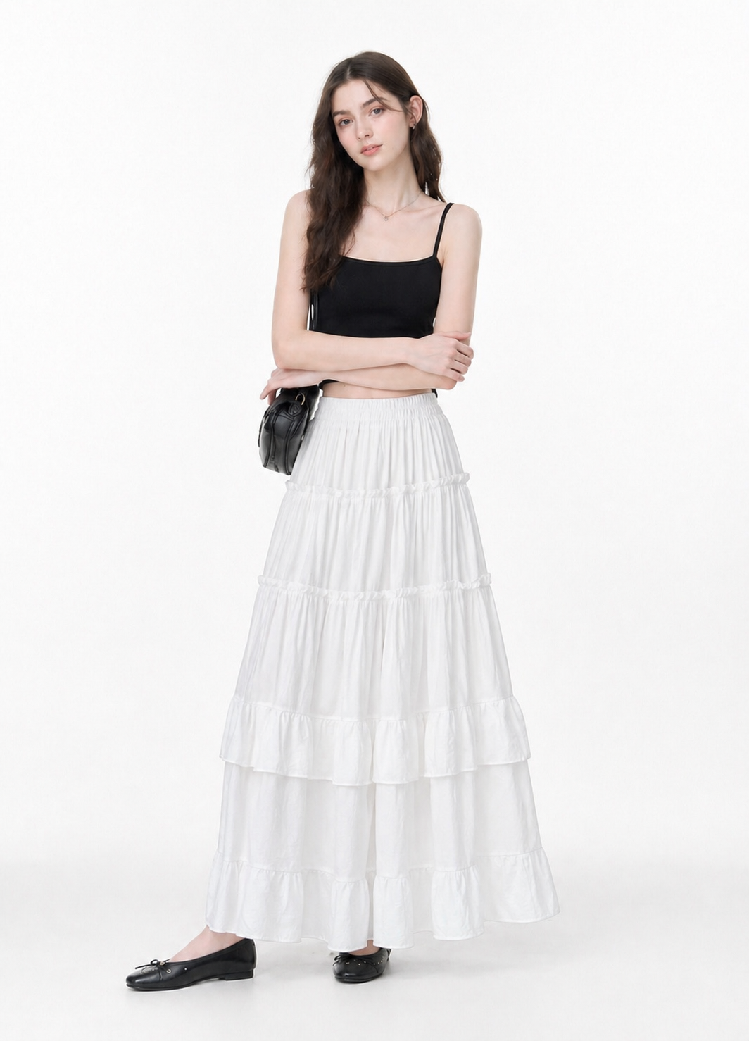 Embroidered Maxi Skirt