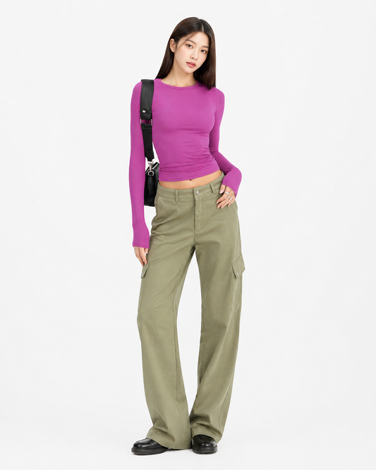 Slim Knit Pullover Top