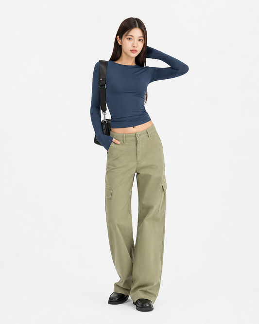 Slim Knit Pullover Top