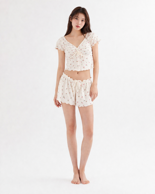 Crop Top & Shorts Set