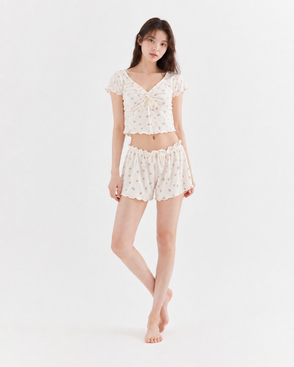 Crop Top & Shorts Set