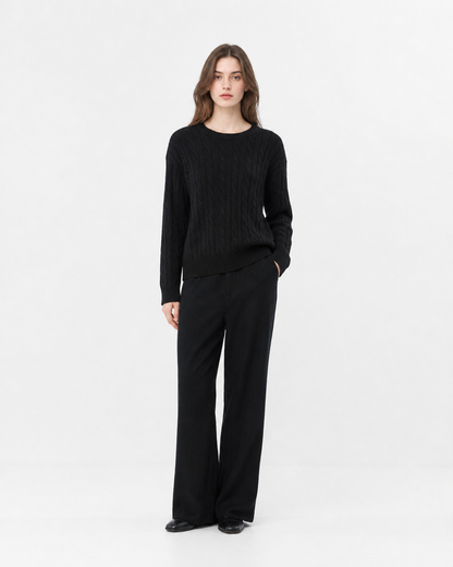 Embroidered Knit Pullover