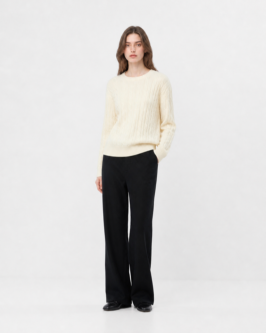 Embroidered Knit Pullover