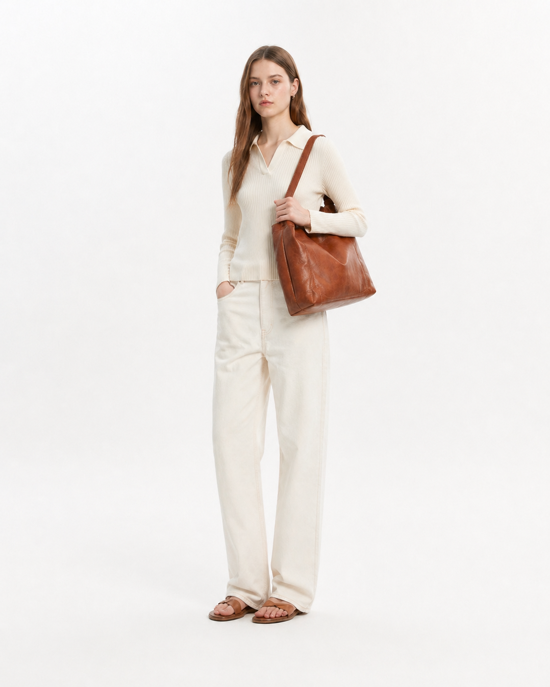 Oil Wax Leather Tote