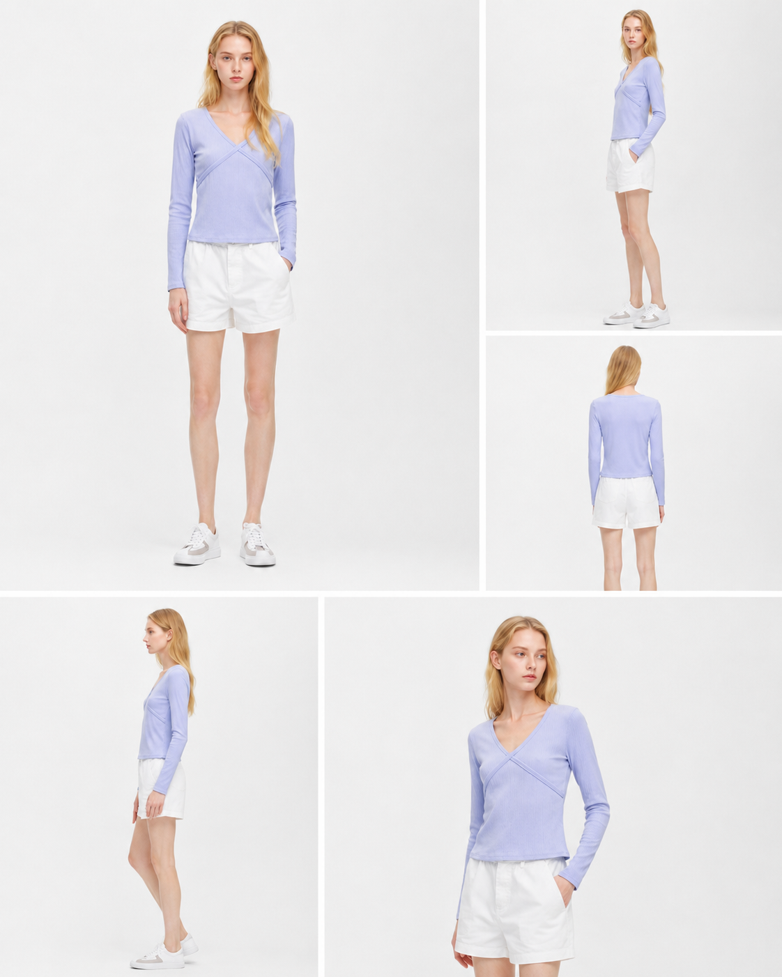 Cotton V-Neck Tee