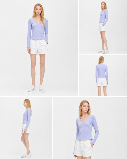 Cotton V-Neck Tee