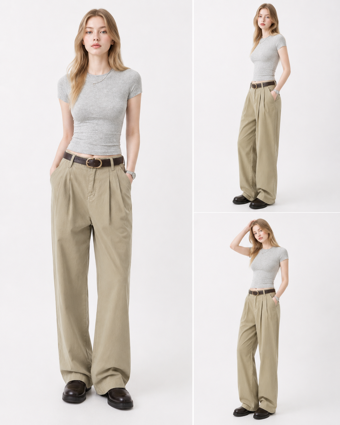 Soft Crewneck Crop Tee