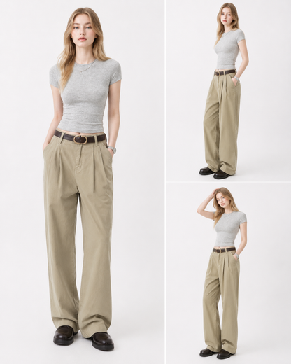 Soft Crewneck Crop Tee